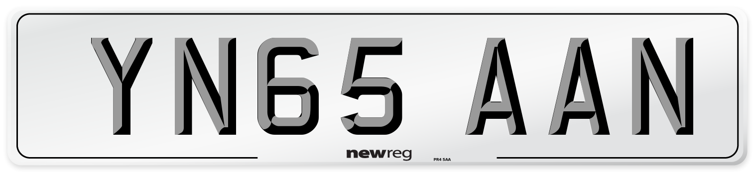 YN65 AAN Number Plate from New Reg